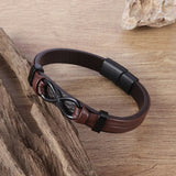 Stainless Steel Leather Bracelet Popular Pattern – Jewelry Gift Ideas — 2