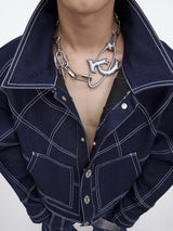 Original Niche Heavy Industry Metal Lock Necklace – Jewelry Gift Ideas — 10