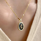Women's Temperament Fashion Oval Oil Drip Flower – Jewelry Gift Ideas — 6
