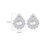 5A Handcrafted Earrings With Zircon Shell Beads – Holiday Gift Ideas — 4