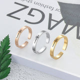 Sterling Silver Fashion Simple Glossy Ring – Stylish Gifts — 1