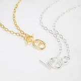 S925 Sterling Silver Necklace Female Pig Nose Hip – Jewelry Gift Ideas — 1
