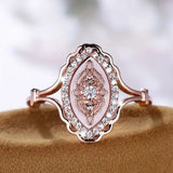 Japanese Sweet Cutout Lace Rhinestone-encrusted Ring – Useful Gifts — 5