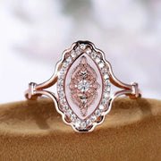 Japanese Sweet Cutout Lace Rhinestone-encrusted Ring – Useful Gifts — 5