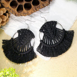Tassel Earrings Handmade Weaving Ethnic Style – Stylish Gifts — 14