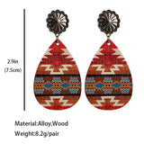 Women's Fashion Retro Geometric Wooden Earrings – Stylish Gifts — 6