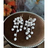 Handmade Tassel Earrings With Lily Of The Valley Buds – Birthday Gifts — 3