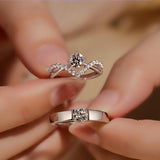 Four Claw Moissanite Diamond Ring – Surprise Gifts — 1
