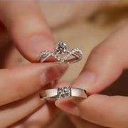 Four Claw Moissanite Diamond Ring – Surprise Gifts — 1