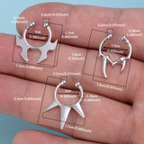 Stainless Steel Special-shaped 3 Fake Nose Ring Bat – Meaningful Gifts — 3