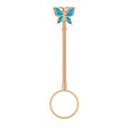 Creative Painting Oil Butterfly Smoking Ring Bracket – Creative Gifts — 4