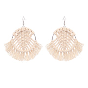 Tassel Earrings Handmade Weaving Ethnic Style – Stylish Gifts — 4