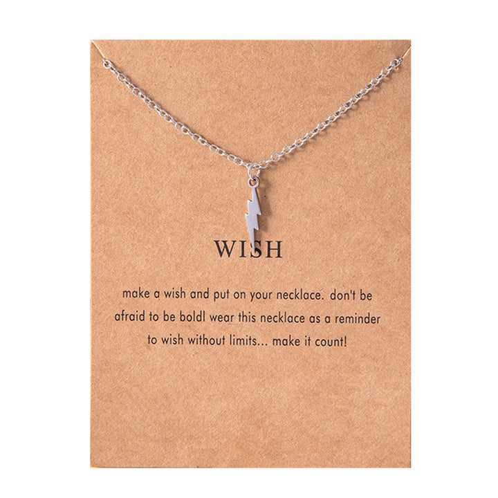 Vintage Flash Lightning Stainless Steel Charm – Small Gift Ideas — 1