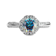 Sterling Silver Moissanite Bridal Bouquet Ring – Gift Ideas — 4