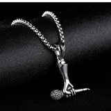 Fashion Microphone Necklace Rock Hip Hop – Jewelry Gift Ideas — 1