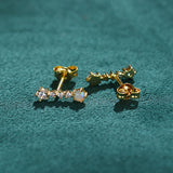 Korean Simple Zircon Earrings – Practical Gifts — 5