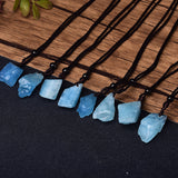 Natural Aquamarine Blue Pendant – Jewelry Gift Ideas — 3