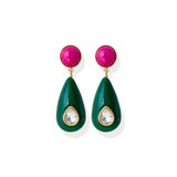 High-grade 925 Color Water Drop Silver Stud Earrings – Birthday Gifts — 10