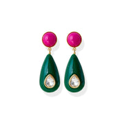 High-grade 925 Color Water Drop Silver Stud Earrings – Birthday Gifts — 10