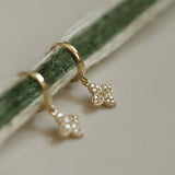 S925 Sterling Silver Micro-embellished Cross Flower – Thoughtful Gifts — 4