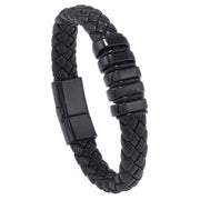 Multi-layer Leather Woven Bracelet Wrist Ring – Jewelry Gift Ideas — 6