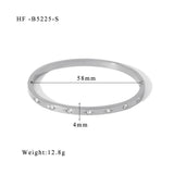 Design 18K Stainless Steel Zircon Bracelet – Jewelry Gift Ideas — 5