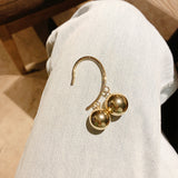 Fashionable Ball Simple Trendy Temperament Earrings – Birthday Gifts — 4