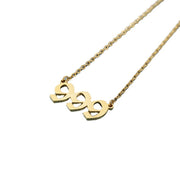 Old English Digital Necklace Stainless Steel – Jewelry Gift Ideas — 9