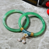 Women's Fashion Colored Glass Jingle Bracelet – Stylish Gifts — 3