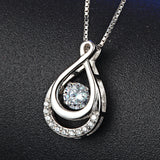 S925 Sterling Silver Droplet Clavicle Chain – Stylish Gifts — 1