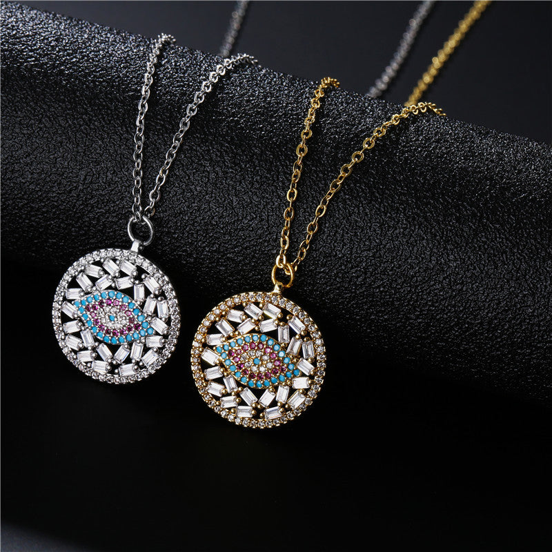 Fashion Women's Zircon Copper Pendant Necklace – Jewelry Gift Ideas — 1