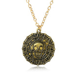 Gold Coin Chain Men's Skull Necklace Pendant – Jewelry Gift Ideas — 2