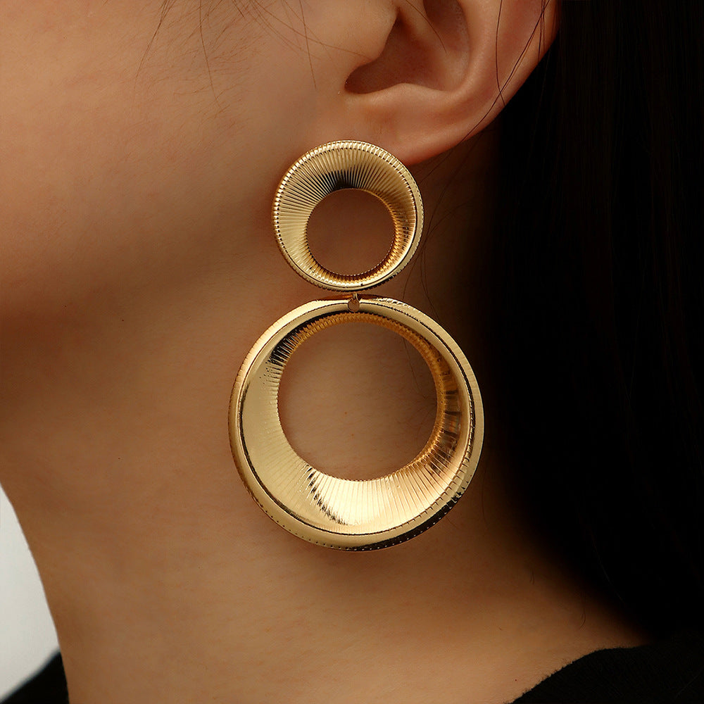 Alloy Plated Water Drop Shaped Eardrops – Useful Gifts — 1