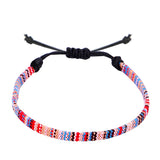 Hand Woven Rainbow Color Anklet Bohemian Style – Stylish Gifts — 19