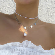 Metal Style Sweet Cool Pearl Necklace – Jewelry Gift Ideas — 17