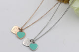 Doppel Herz Necklace Oil Dripping Rose Gold – Jewelry Gift Ideas — 6