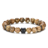 8mm Magnet Charm Bead Stretch Rock Bead Tiger Eye – Jewelry Gift Ideas — 8
