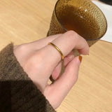 Solid Closed Ins Style Ring Ornament – Stylish Gifts — 12