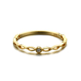 S925 Sterling Silver Simple Cross Set Zircon Ring – Holiday Gift Ideas — 4