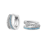 Light Luxury Minority Zircon Blue 925 Sterling Silver – Gifts for Her — 5