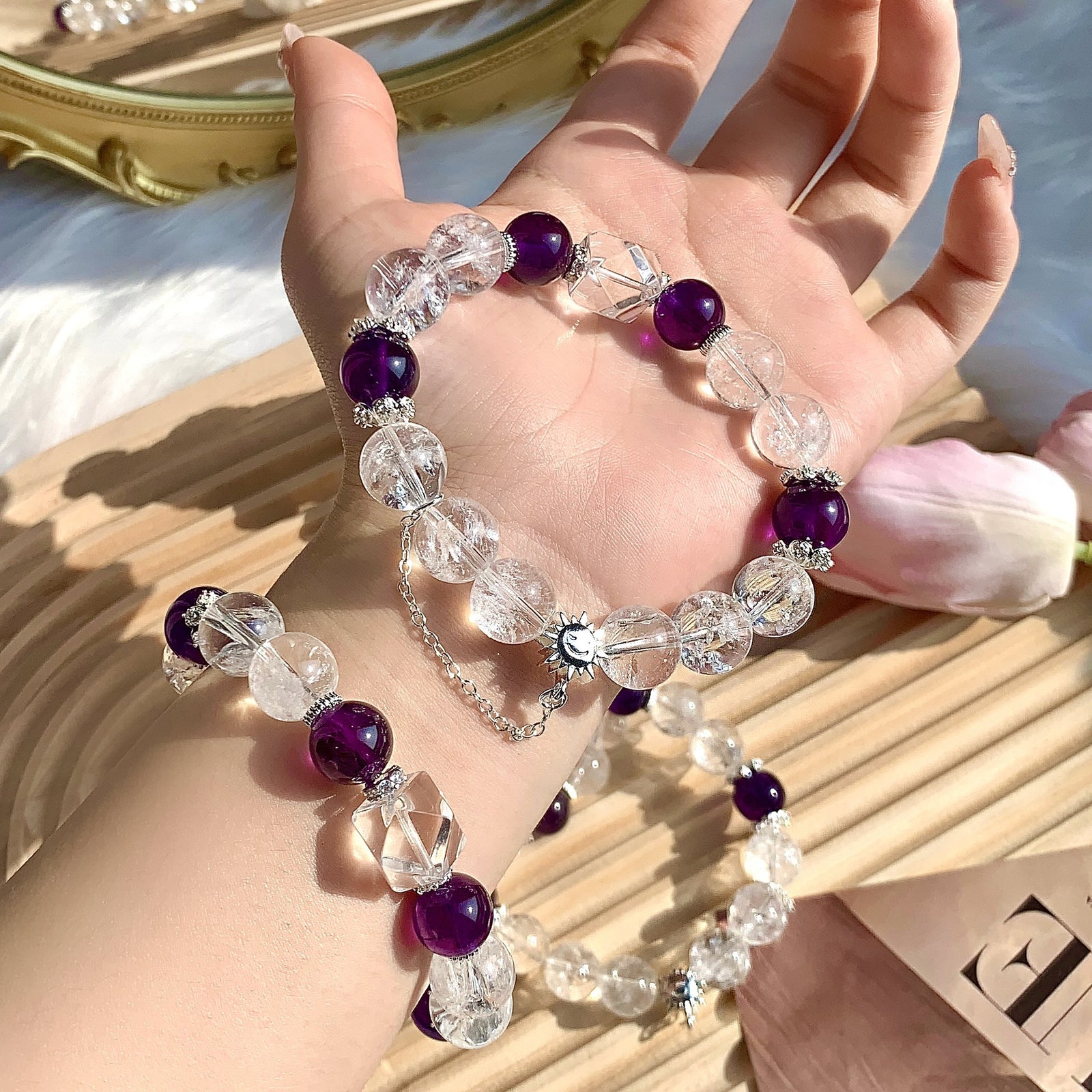 DIKAI Natural Crystal Bracelet DIY Niche Original – Jewelry Gift Ideas — 1
