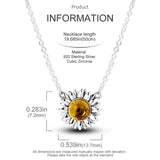 Jewelry Sunflower Women's Item Pendant Silver – Jewelry Gift Ideas — 3