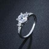 Fashion Women's Simulated Diamond Brass Ring – Stylish Gifts — 3