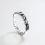 S925 Sterling Silver Dream Planet Couple Ring – Gifts for Couples — 5