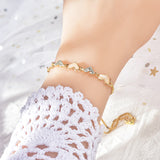 Rhinestone Heart Heart White Closed Inlay – Jewelry Gift Ideas — 4