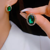 925 Silver Needle Water Diamond Retro Style Earrings – Stylish Gifts — 3