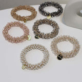 Bracelet Color Crystal Hair Ring Simple Pearl – Jewelry Gift Ideas — 1