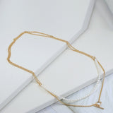 Freshwater Pearl Overlaid Necklace – Jewelry Gift Ideas — 3
