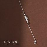Diamond Flower Leaf Bracelet Niche Temperament – Jewelry Gift Ideas — 3