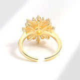 Sunflower Ring Fashion All-match Opening – Stylish Gifts — 2